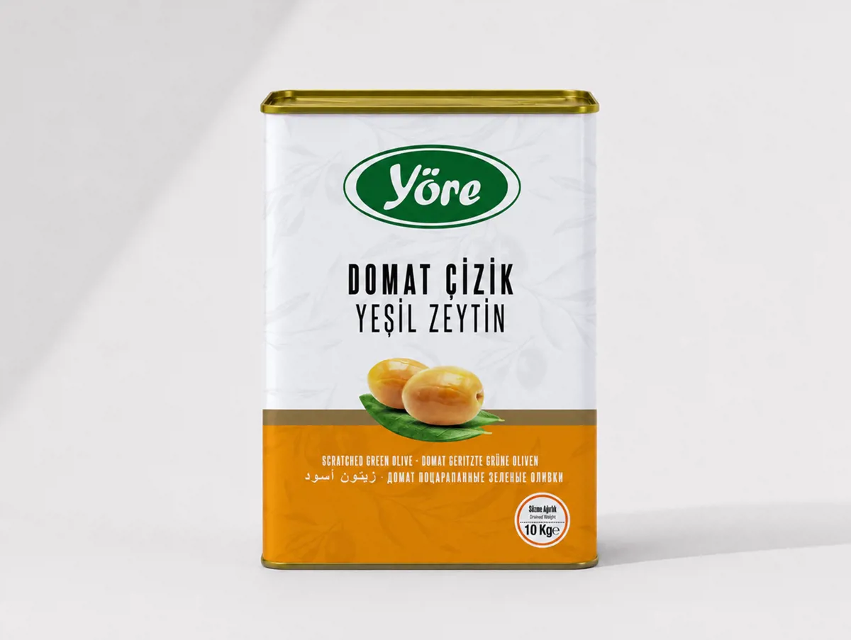 Domat Kırma Yeşil Zeytin 10 Kg - Yöre - Ürün Görseli 1