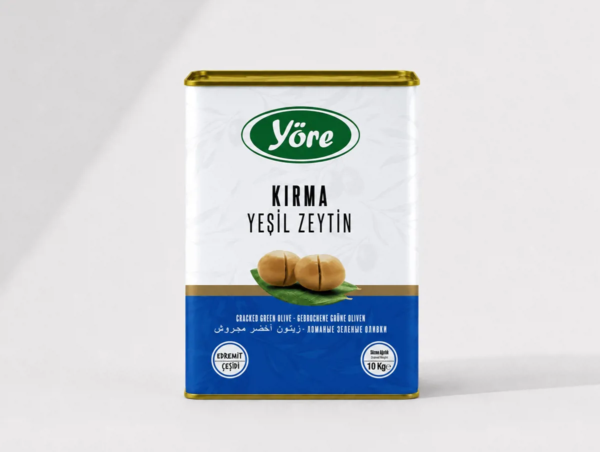 Edremit Kırma Yeşil Zeytin 10 Kg - Yöre - Ürün Görseli 1