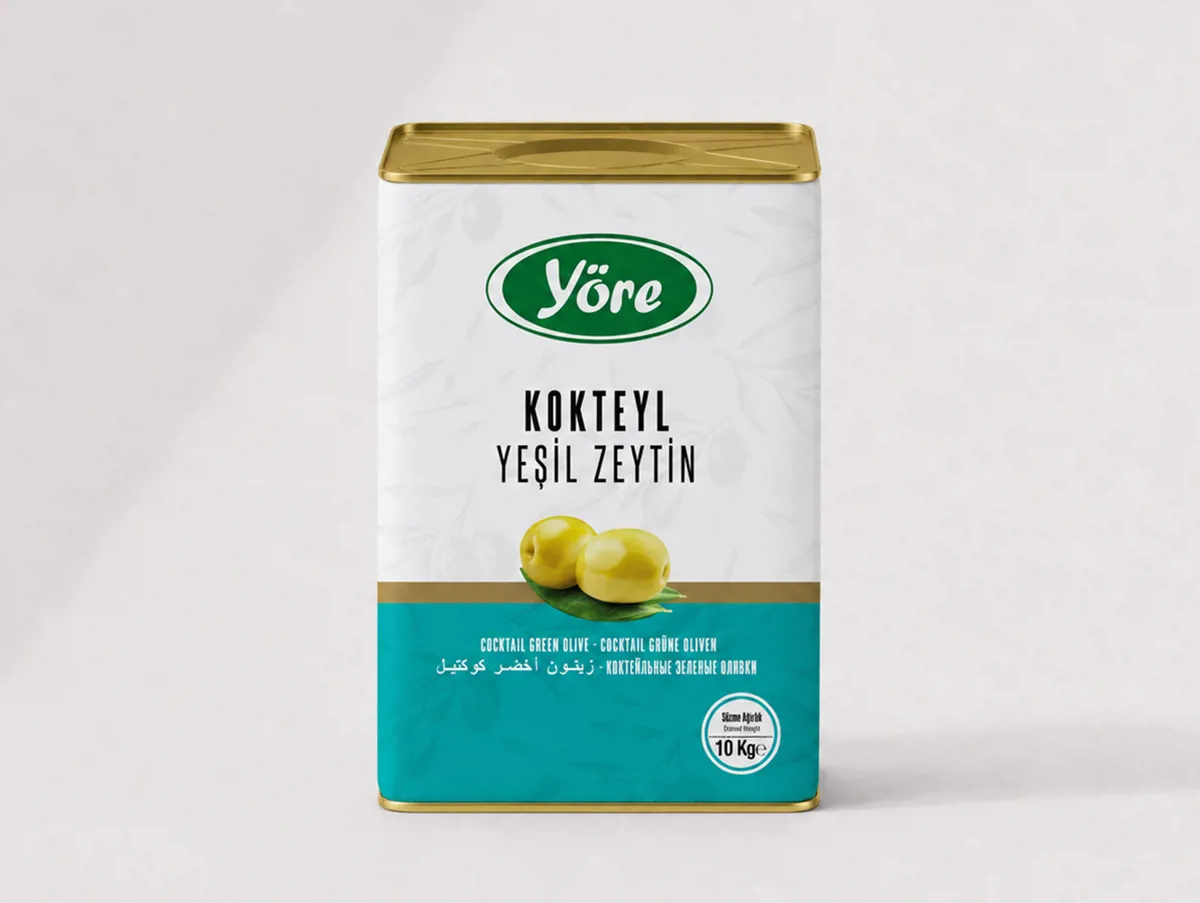 Kokteyl Yeşil Zeytin 10 Kg - Yöre - Ürün Görseli 1