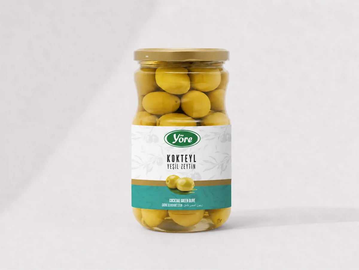Kokteyl Yeşil Zeytin 370 cc - Yöre - Ürün Görseli 1