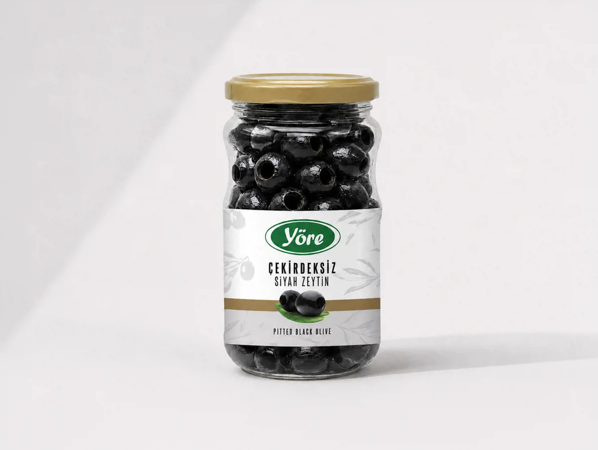 Çekirdeksiz Siyah Zeytin 370 cc - Yöre - Ürün Görseli 1