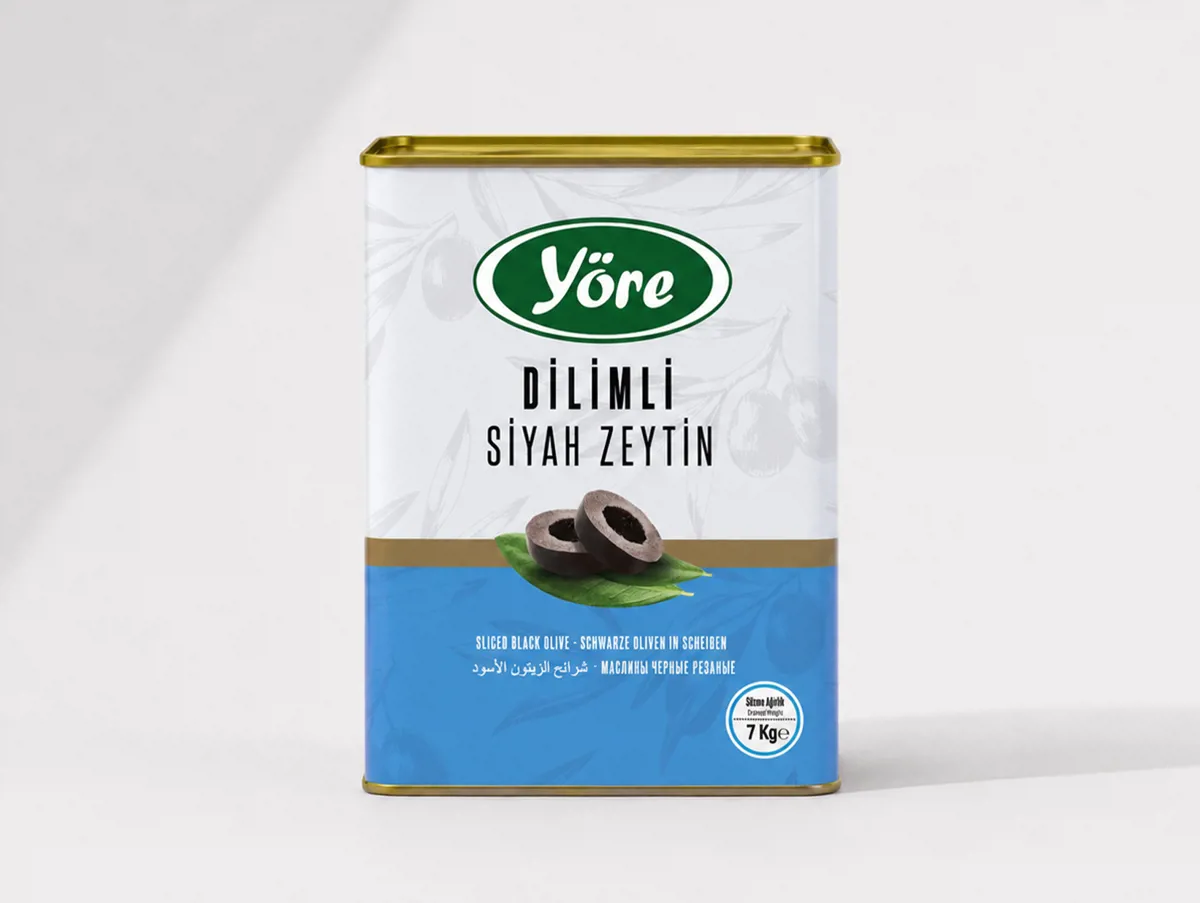 Dilimli Siyah Zeytin 7 Kg - Yöre - Ürün Görseli 1