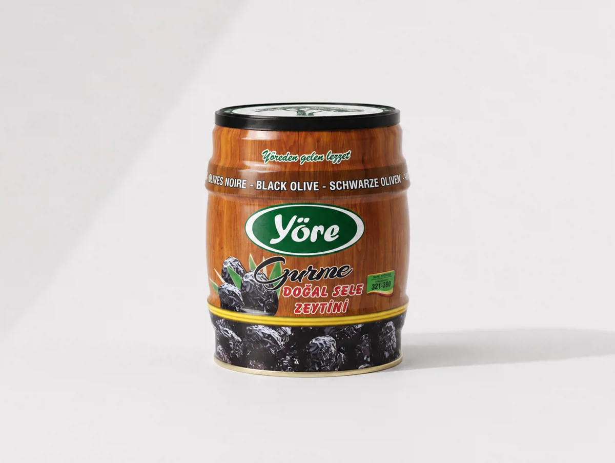 Doğal Sele Siyah Zeytin 750 g - Yöre - Ürün Görseli 1