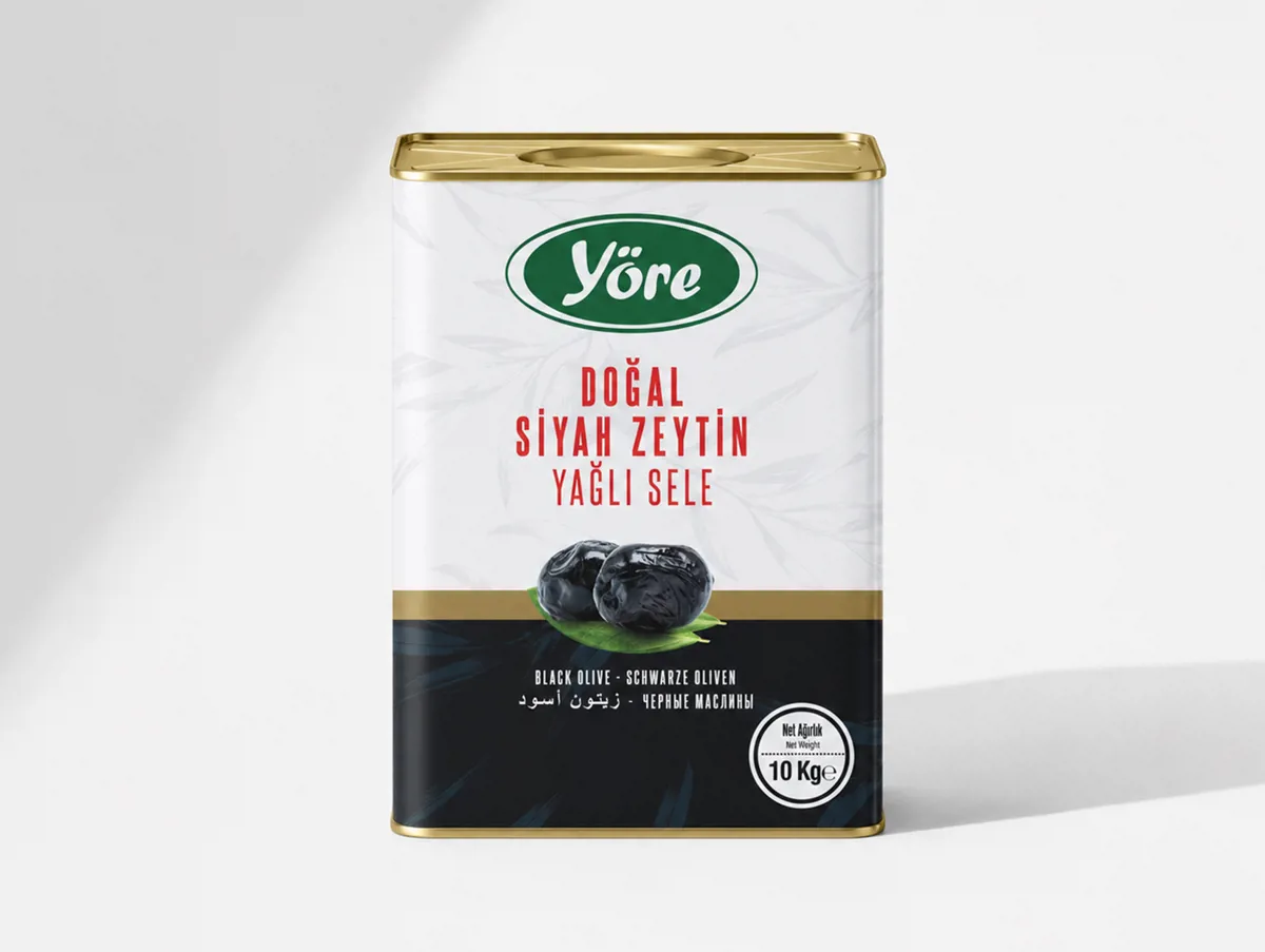Doğal Siyah Zeytin Yağlı Sele 10 Kg - Yöre - Ürün Görseli 1