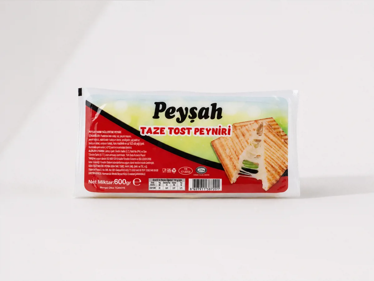 Peyşah Taze Tost Peyniri 600 g - Yöre - Ürün Görseli 1