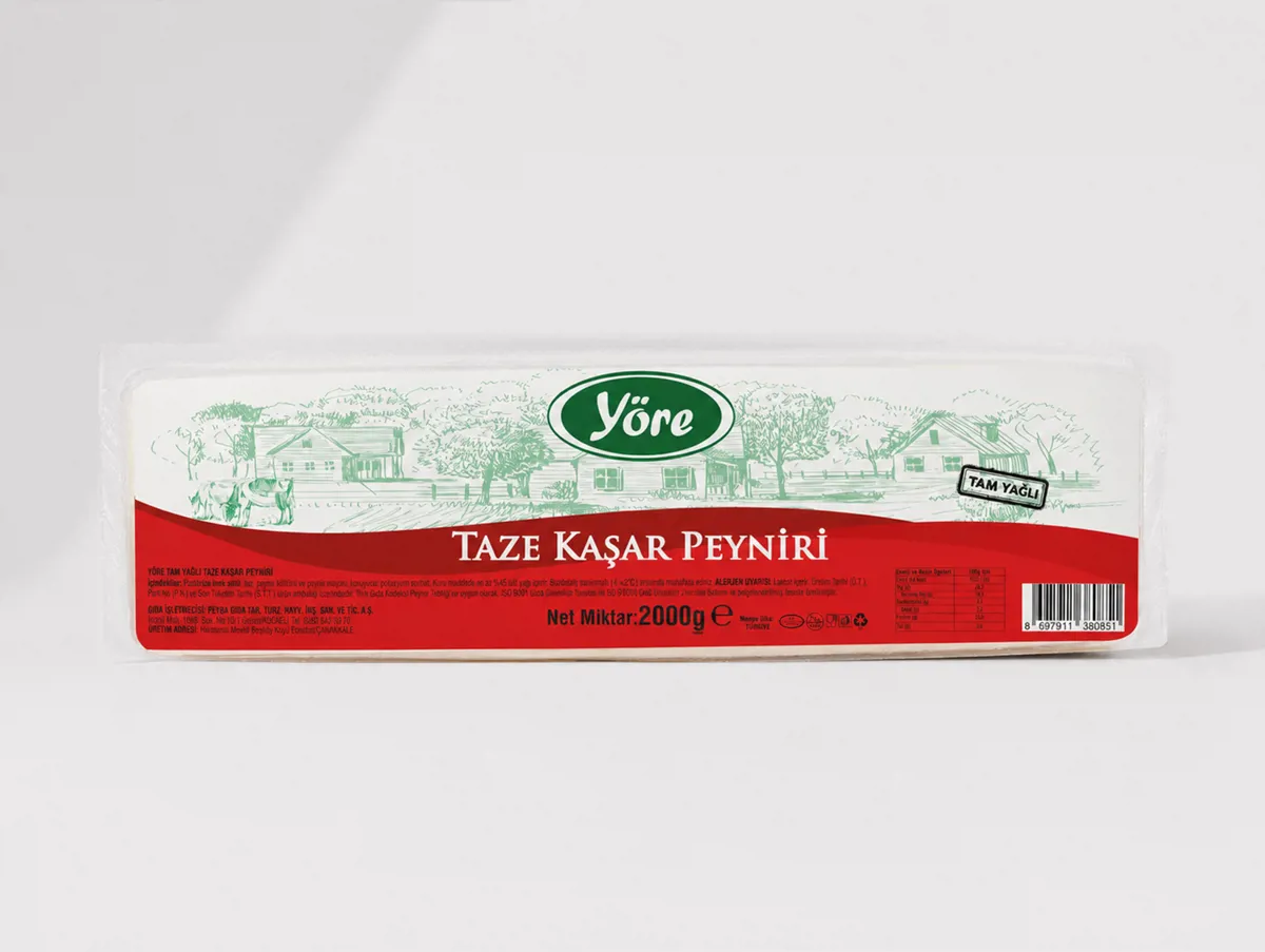 Taze Kaşar Peyniri 2 Kg - Yöre - Ürün Görseli 1
