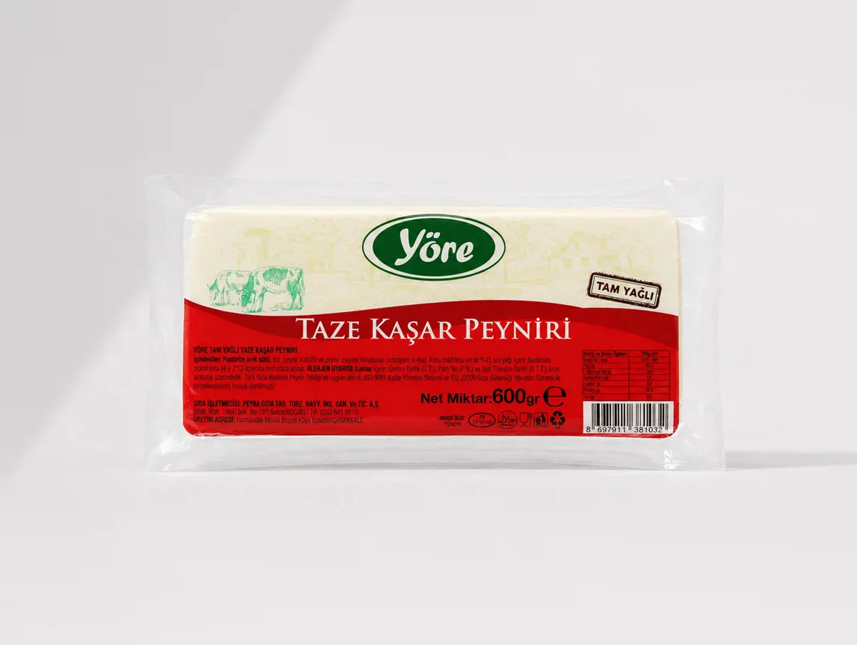 Taze Kaşar Peyniri 600 g - Yöre - Ürün Görseli 1