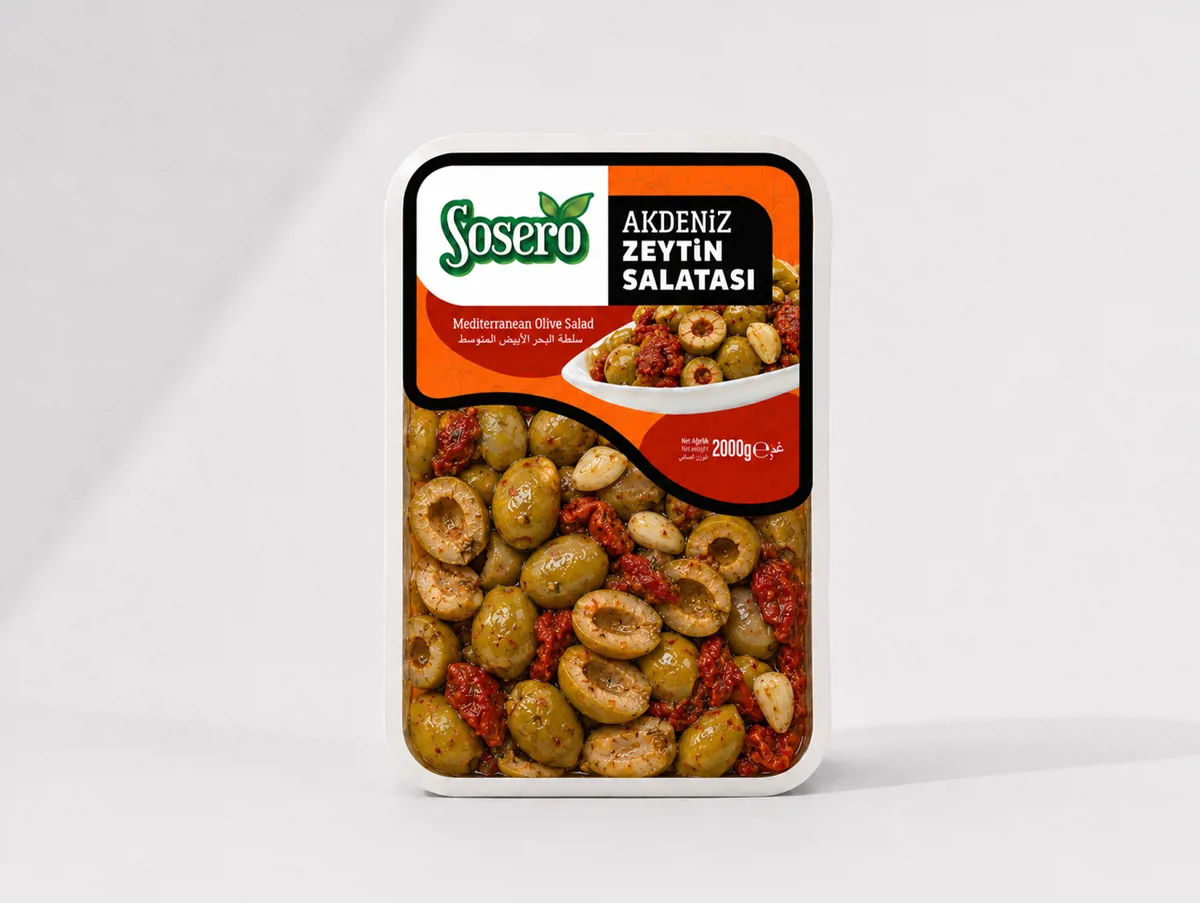 Akdeniz Zeytin Salatası 2000 g - Sosero - Ürün Görseli 1