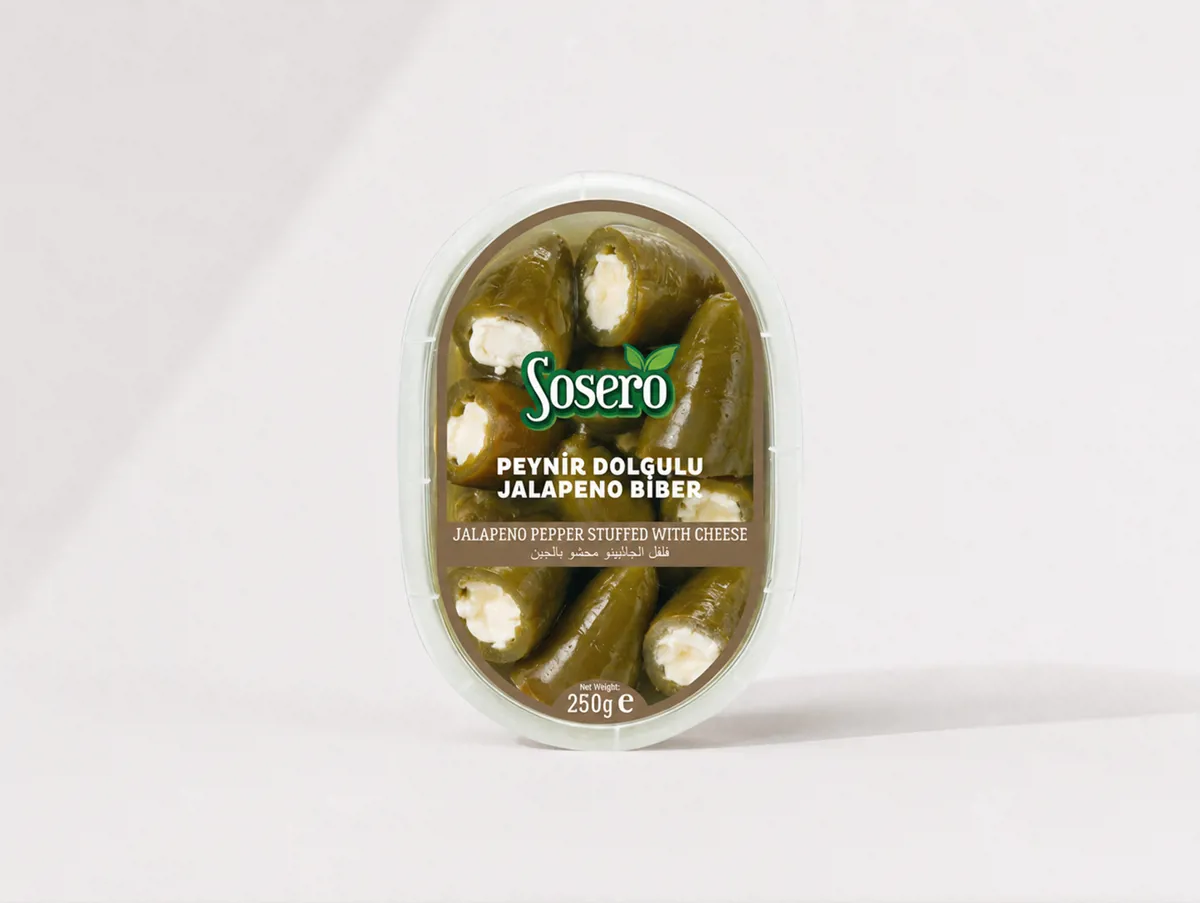 Peynir Dolgulu Jalapeno Biber 250 g - Sosero - Ürün Görseli 1