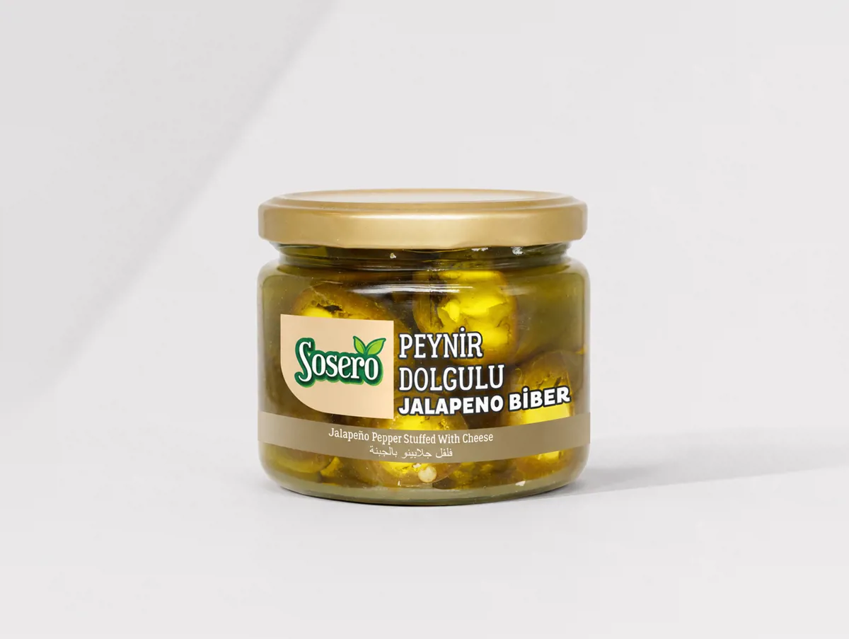 Peynir Dolgulu Jalapeno Biber 300 cc - Sosero - Ürün Görseli 1