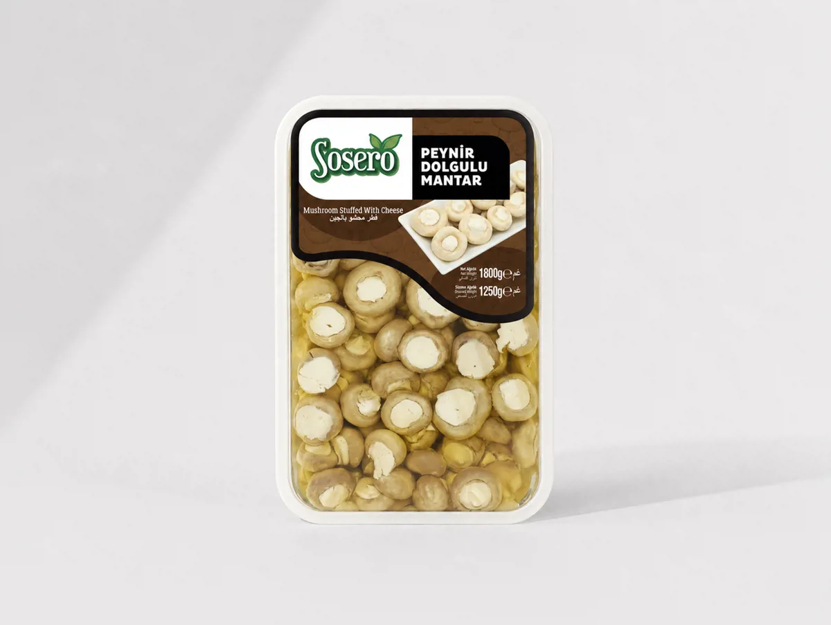 Peynir Dolgulu Mantar 1800 g - Sosero - Ürün Görseli 1