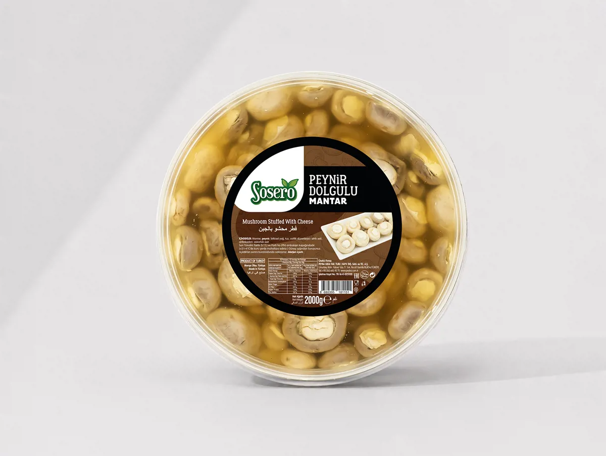 Peynir Dolgulu Mantar 2 Kg - Sosero - Ürün Görseli 1