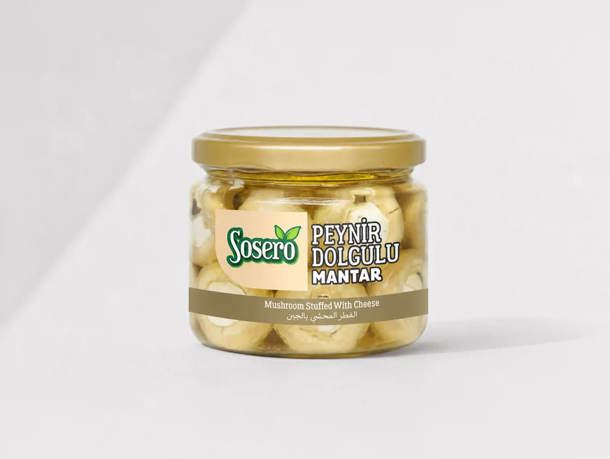 Peynir Dolgulu Mantar 300 cc - Sosero - Ürün Görseli 1