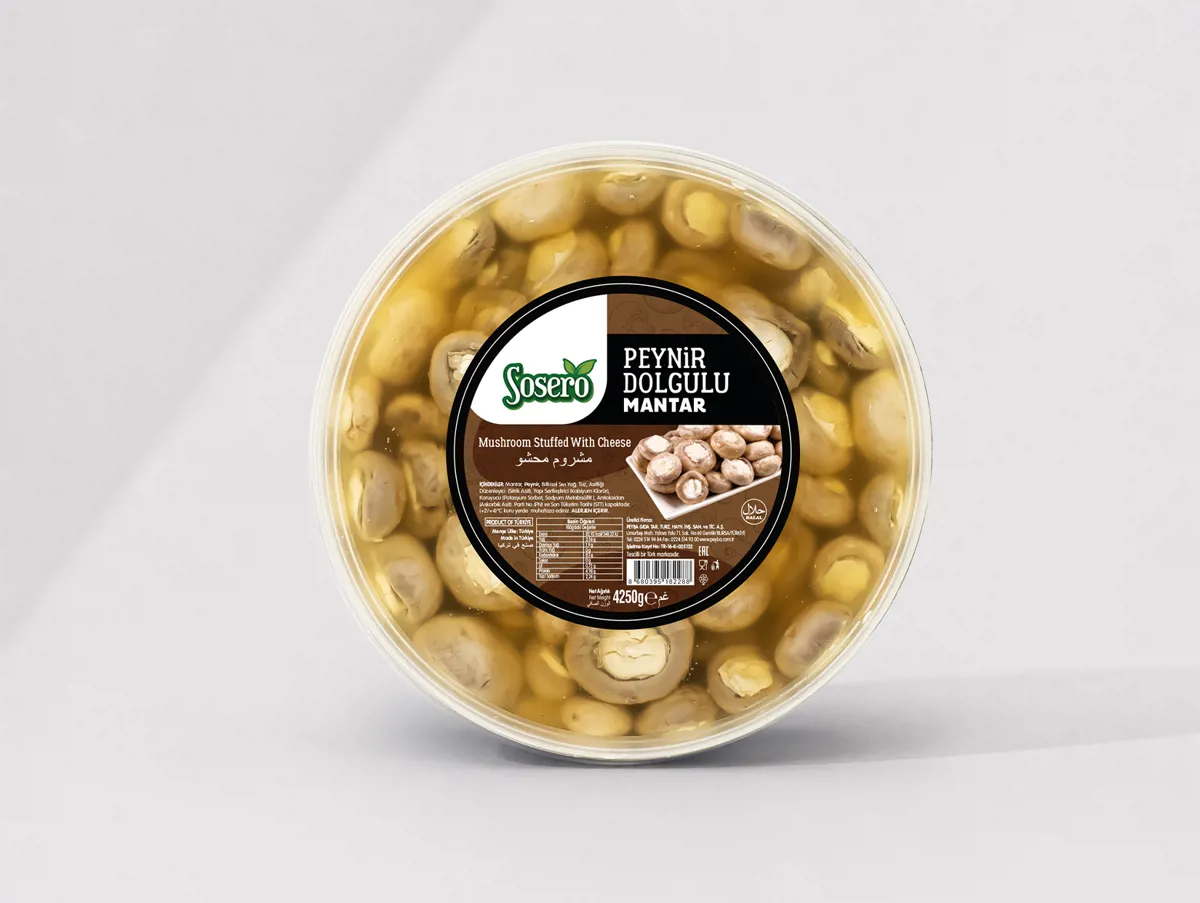Peynir Dolgulu Mantar 4 Kg - Sosero - Ürün Görseli 1