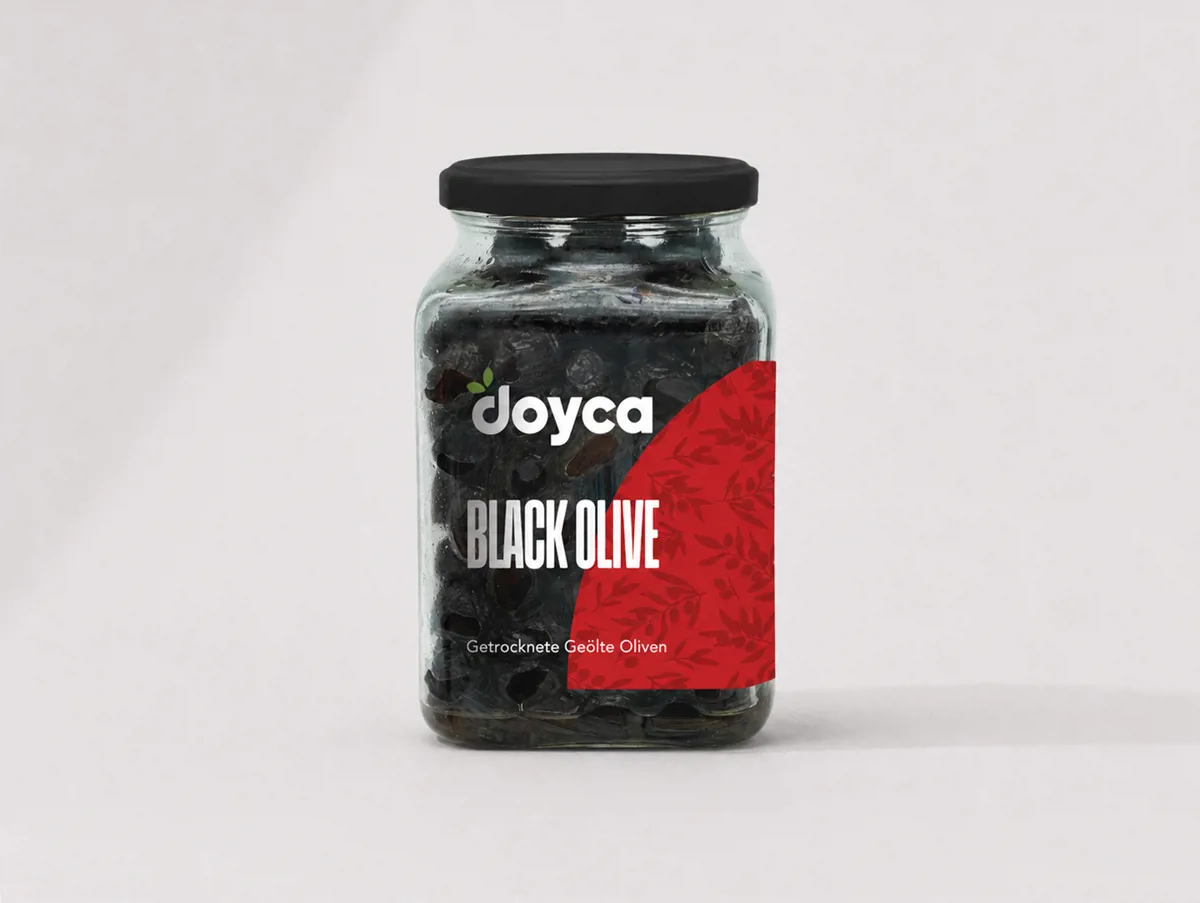 Siyah Zeytin Kırmızı 550 g - Doyca - Ürün Görseli 1