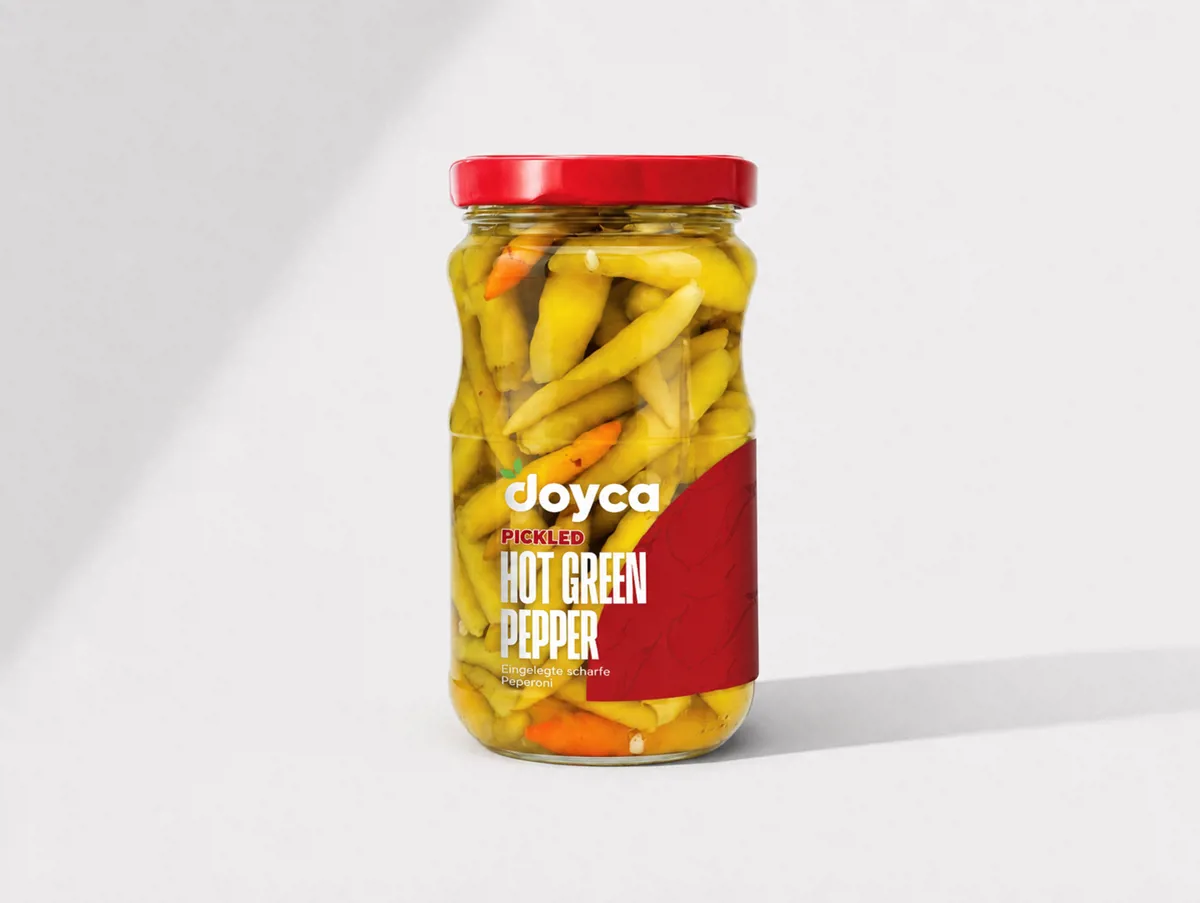 Acı Biber Turşusu 370 ml - Doyca - Ürün Görseli 1