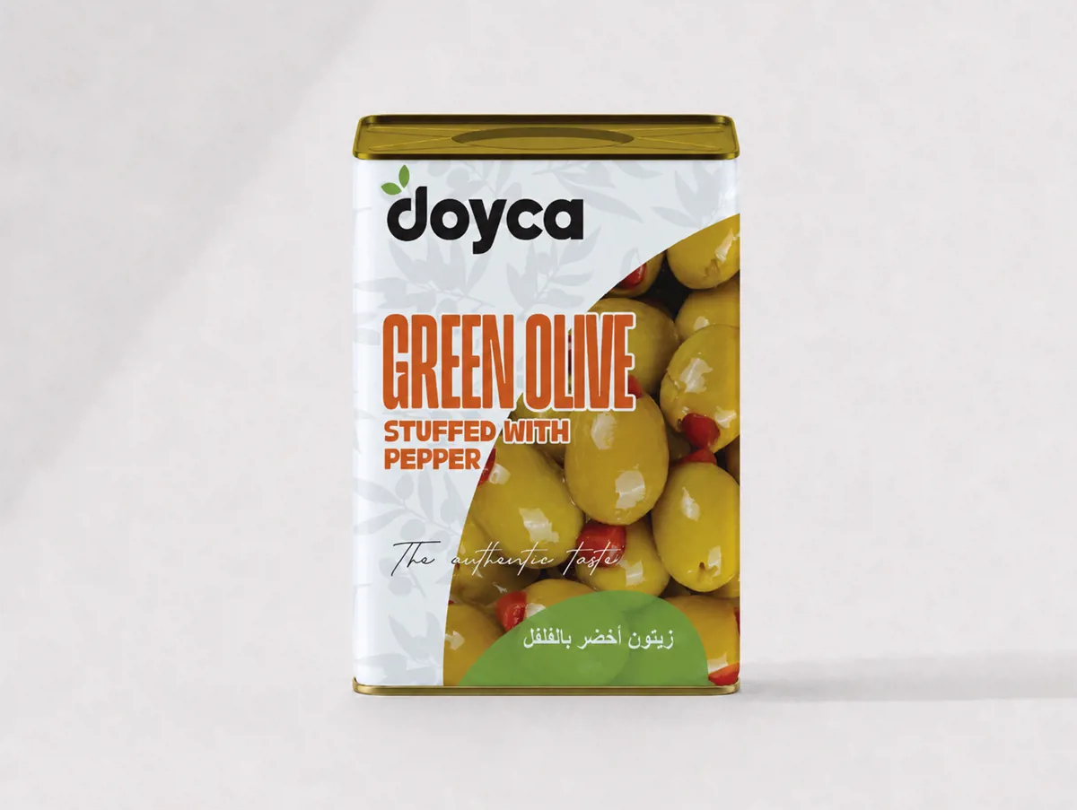 Biberli Yeşil Zeytin 15 kg - Doyca - Ürün Görseli 1