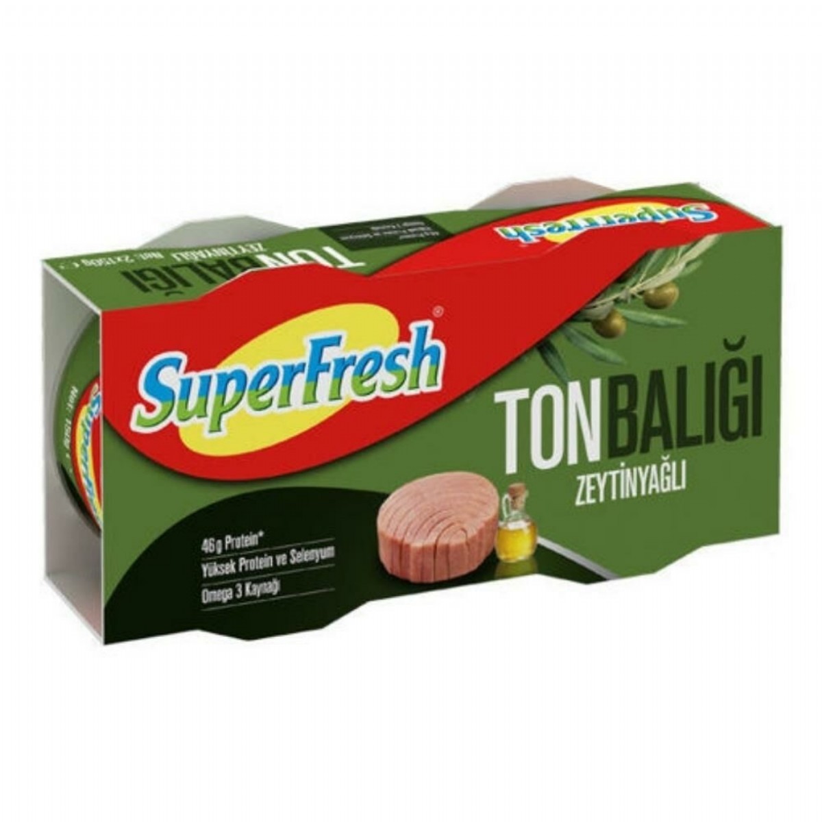 Süperfresh Zeytinyağlı Tonbalığı 2*140 G
