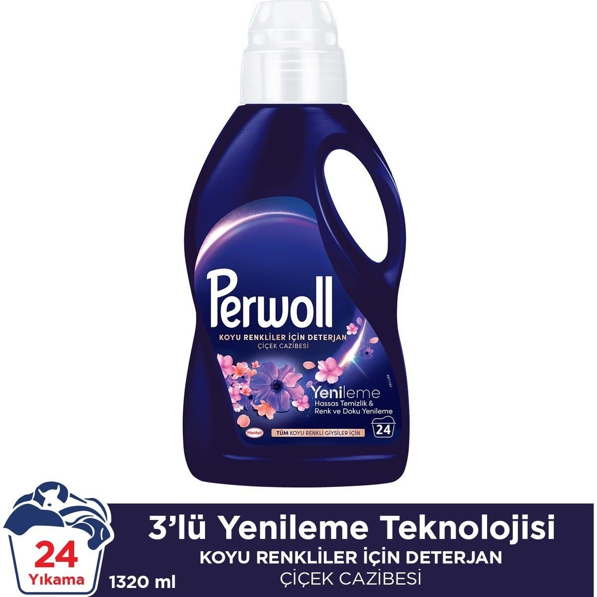 Perwoll Çiçek Cazibesi Koyu Renkler 1,32ML