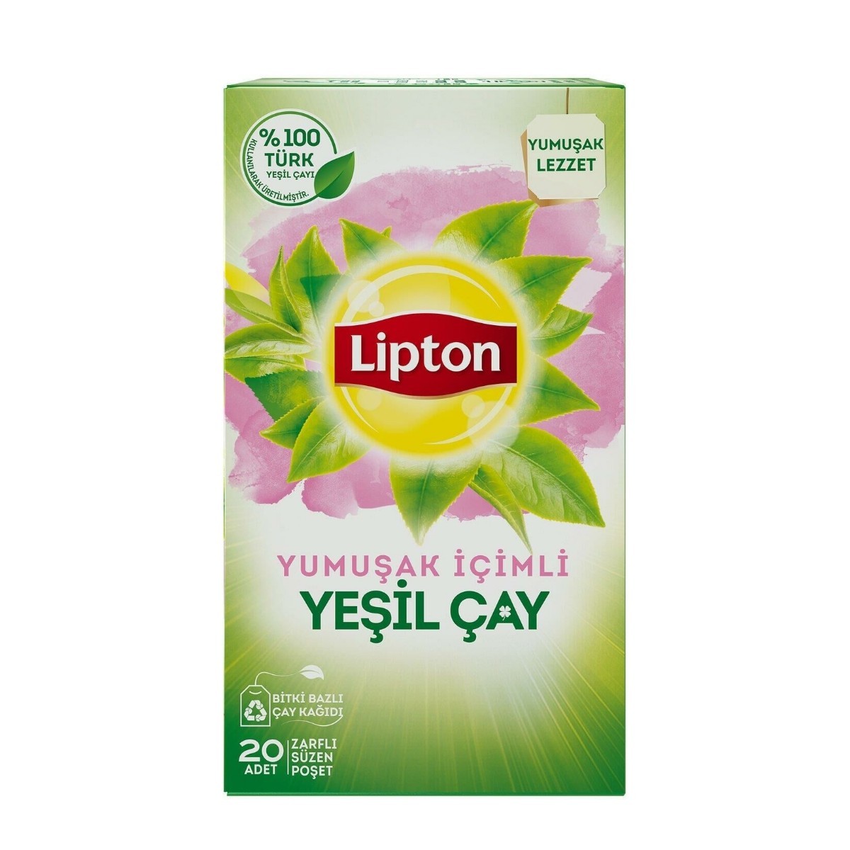 Lipton Yeşil Çay 20 Gr Yumuşak İçimli