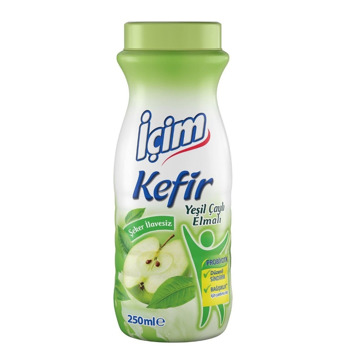 İçim Kefir Yeşil Çaylı Elmalı 250 Ml