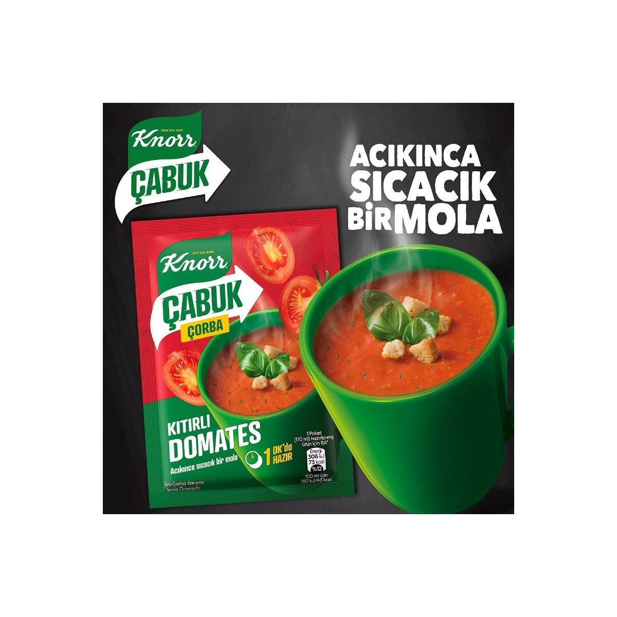 Knorr Çabuk Çorba Kıtırlı Domates 22 Gr 6759