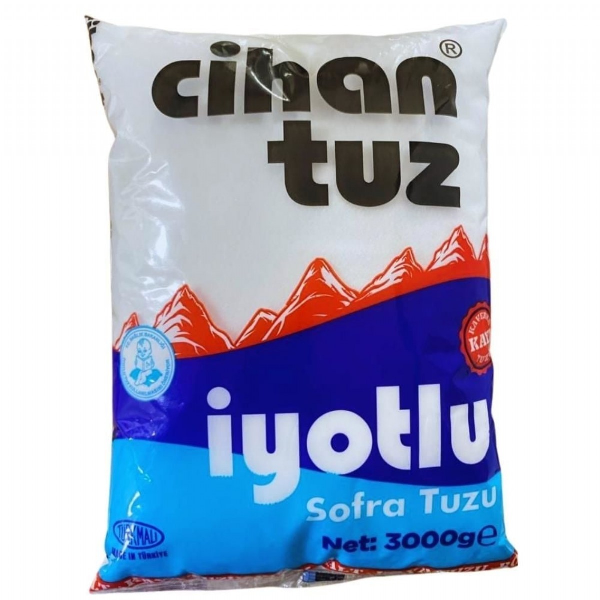 Cihan İyotlu Tuz 3 Kg