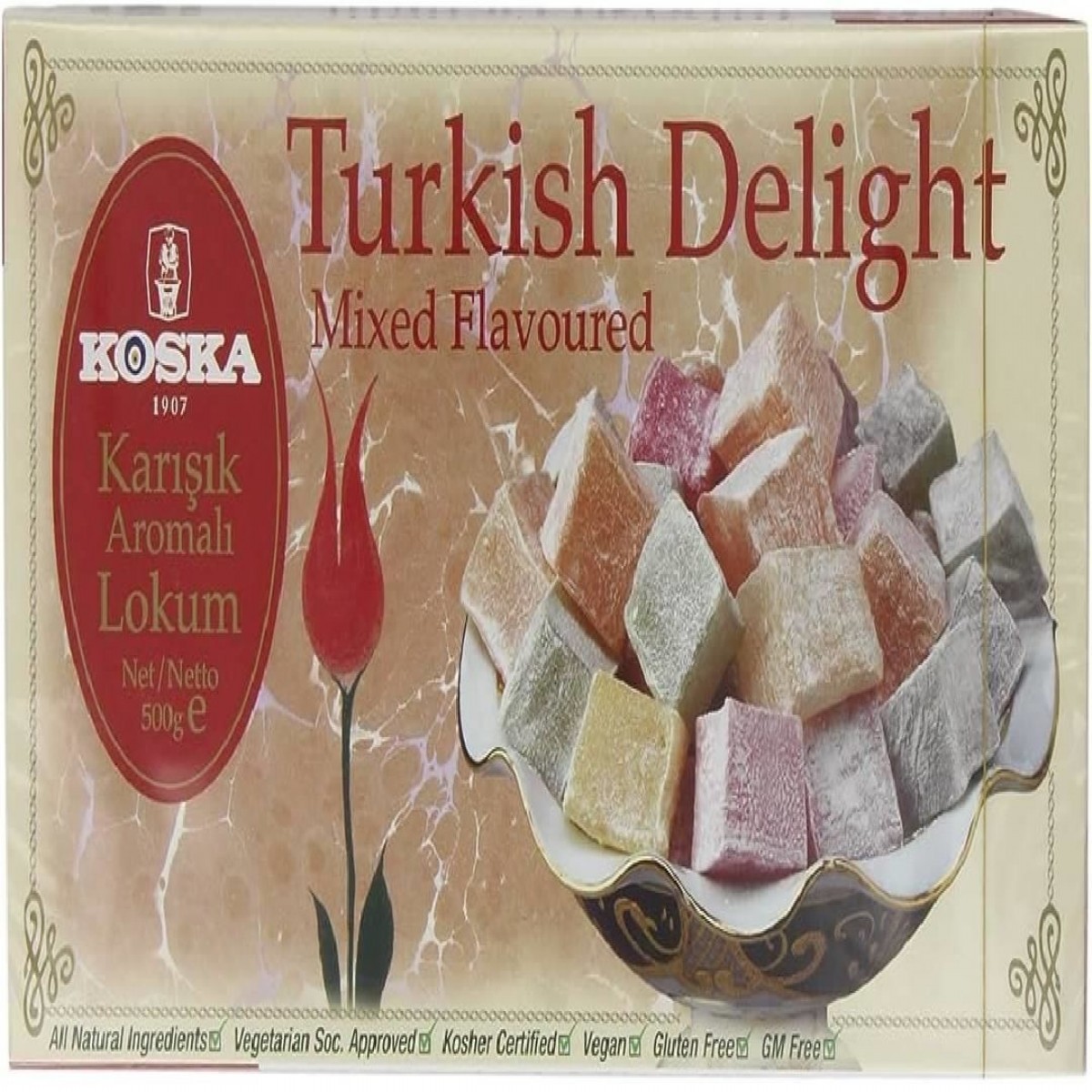 Koska Karışık Aromalı Lokum 500 Gr