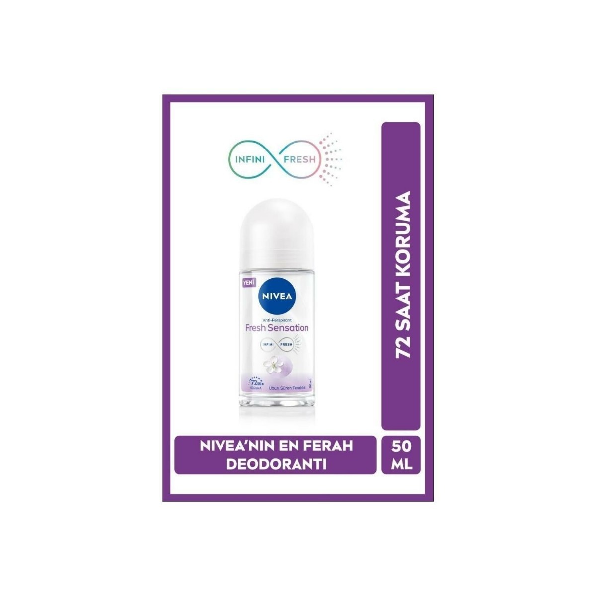 Nivea Roll-on Fresh Sensatıons Bayan 50 Ml