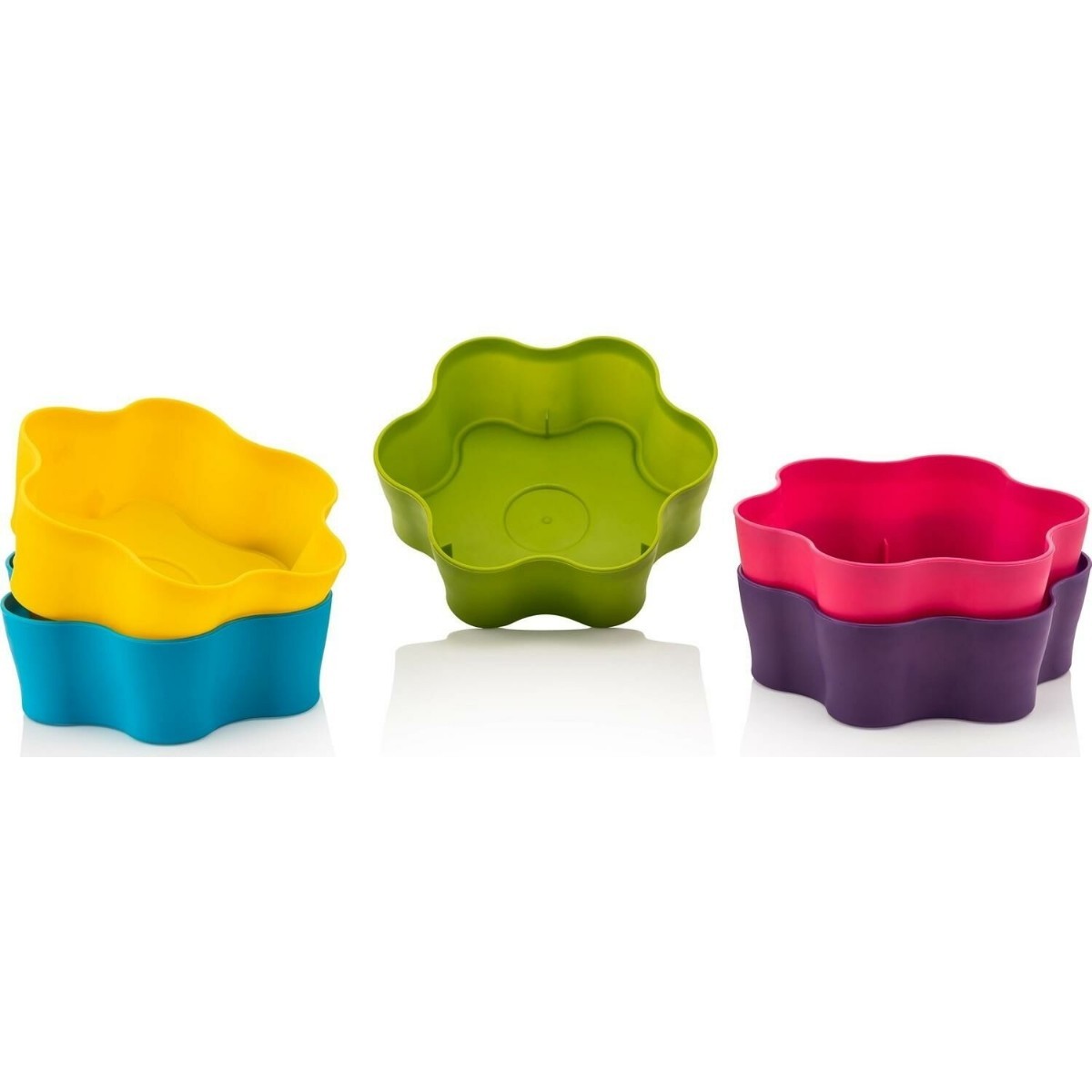 Oz Poliwork Gardenya Kaktüs Saksı Pastel