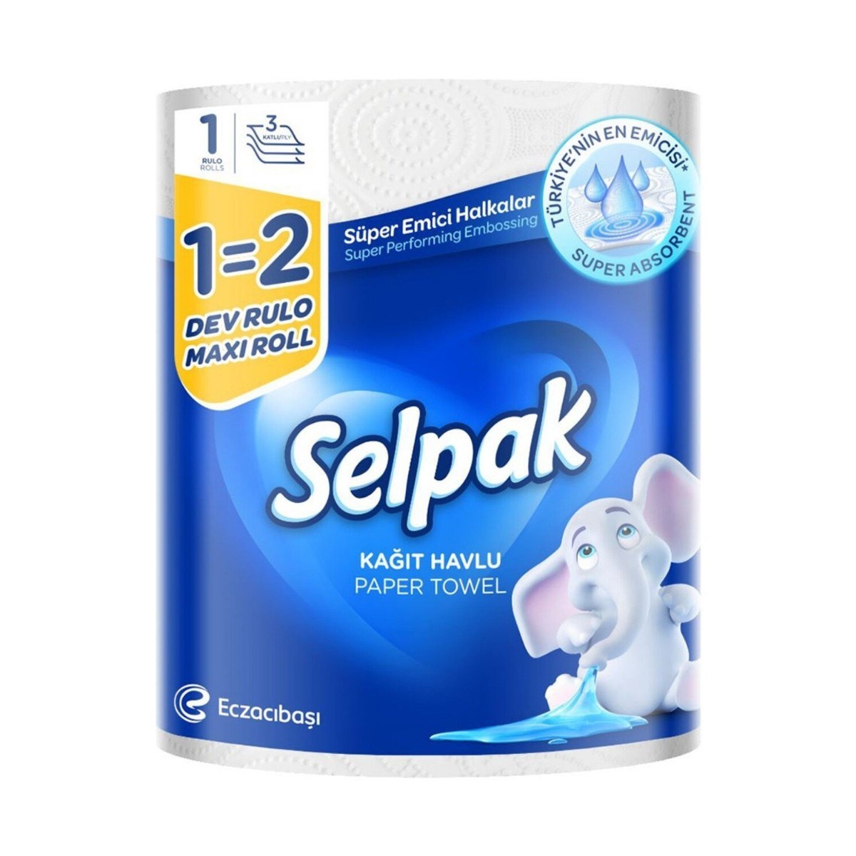Selpak Havlu Dev Rulo (1=2)