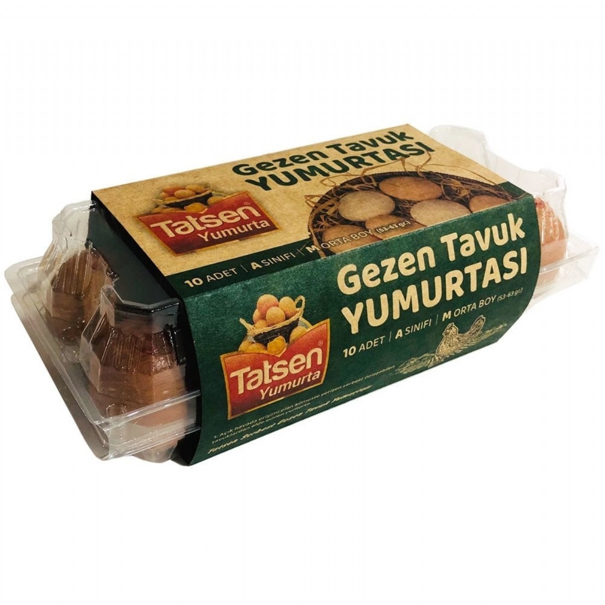 Tatsen Yumurta 10'lu Gezen Tavuk Yumurta
