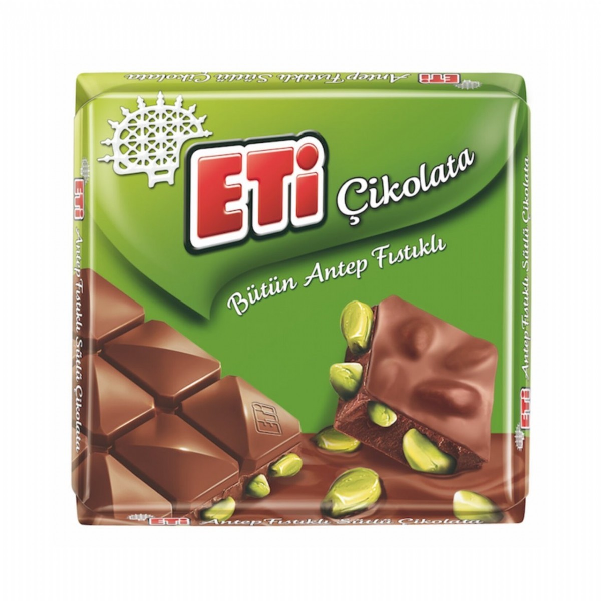 Eti Çikolatalı Kare Antep Fıstıklı 60 gr