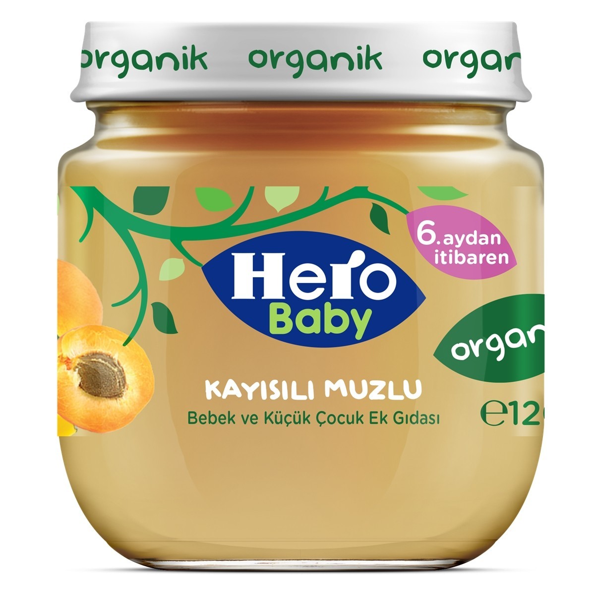 Hero Baby  Organik Kayısı-Muzlu 120 gr