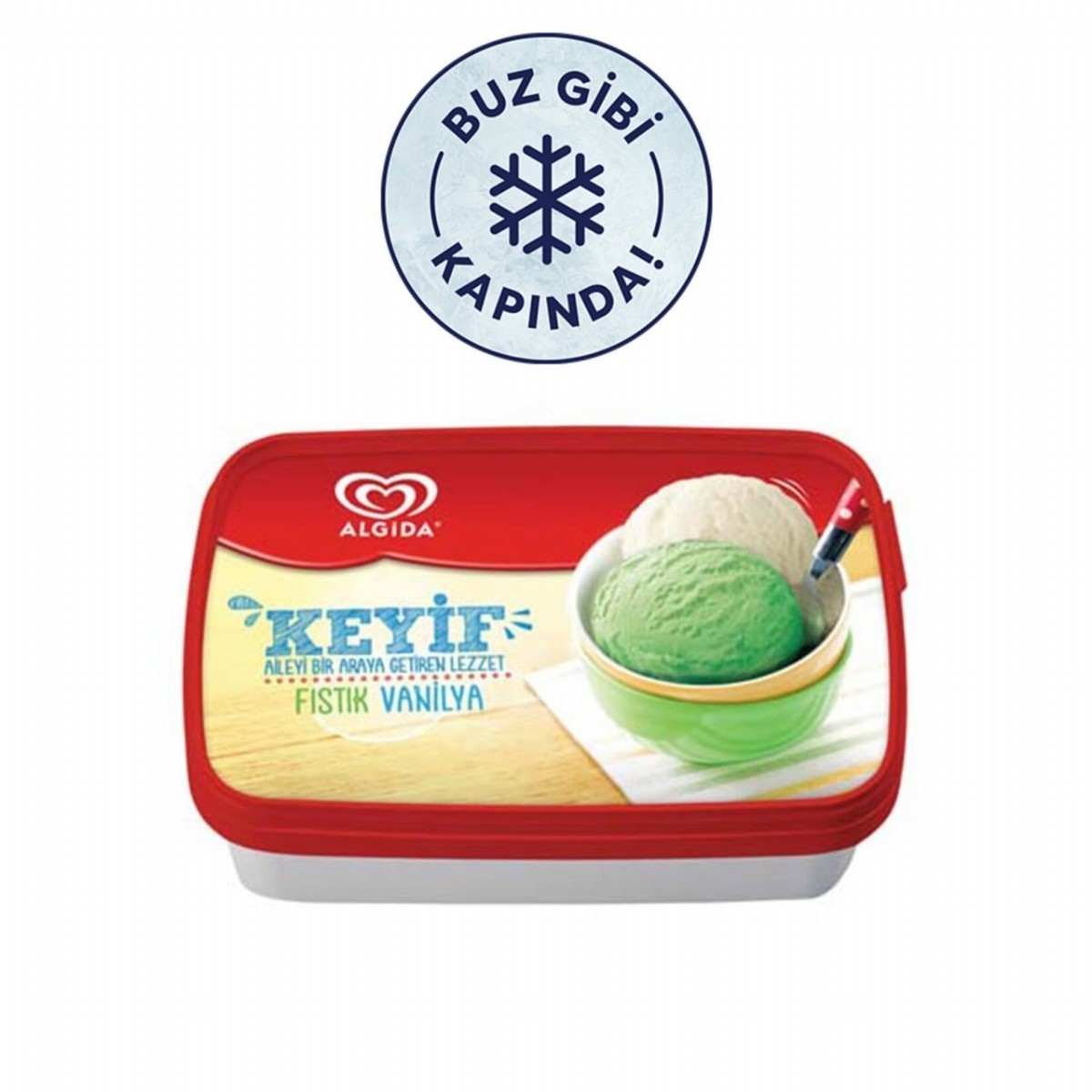 Algida Keyif 750ML Vanilya Fıstık 750 ml