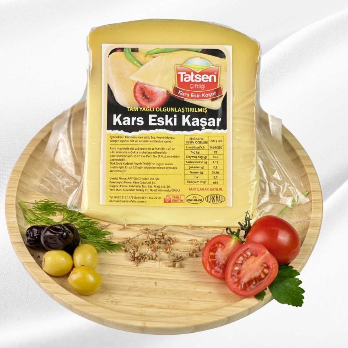 Tatsen Kars Eski Kaşar Peyniri Kg