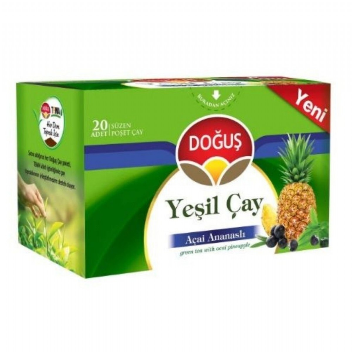 Doğadan Yesilçay Acai-Ananas Karışımı 20'li 34 gr
