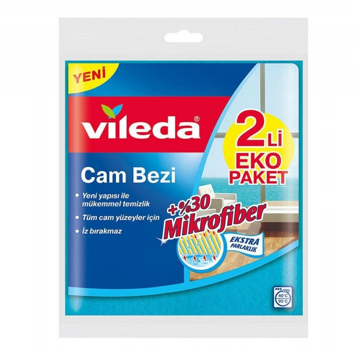 Vileda Cam Bezi 2'li