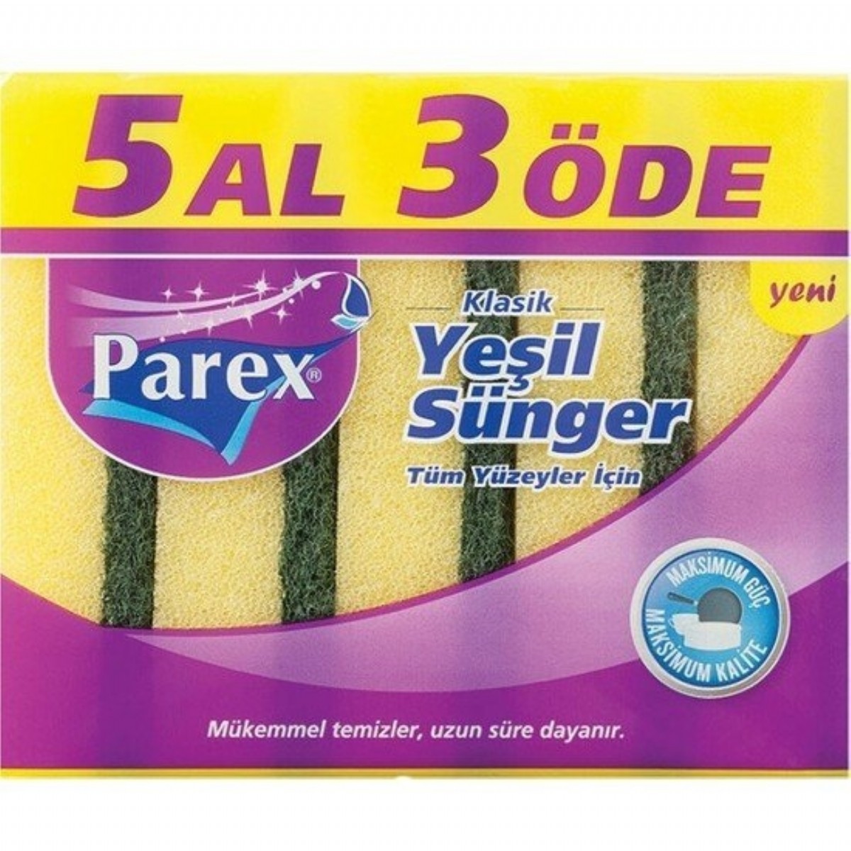 Parex Sünger 5'li Klasik