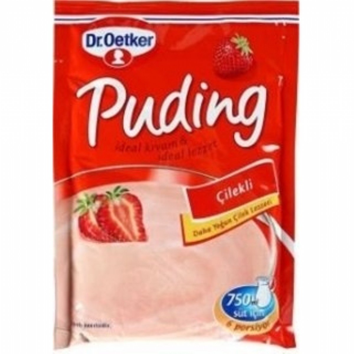 Dr.Oetker Puding Çilekli 120 gr