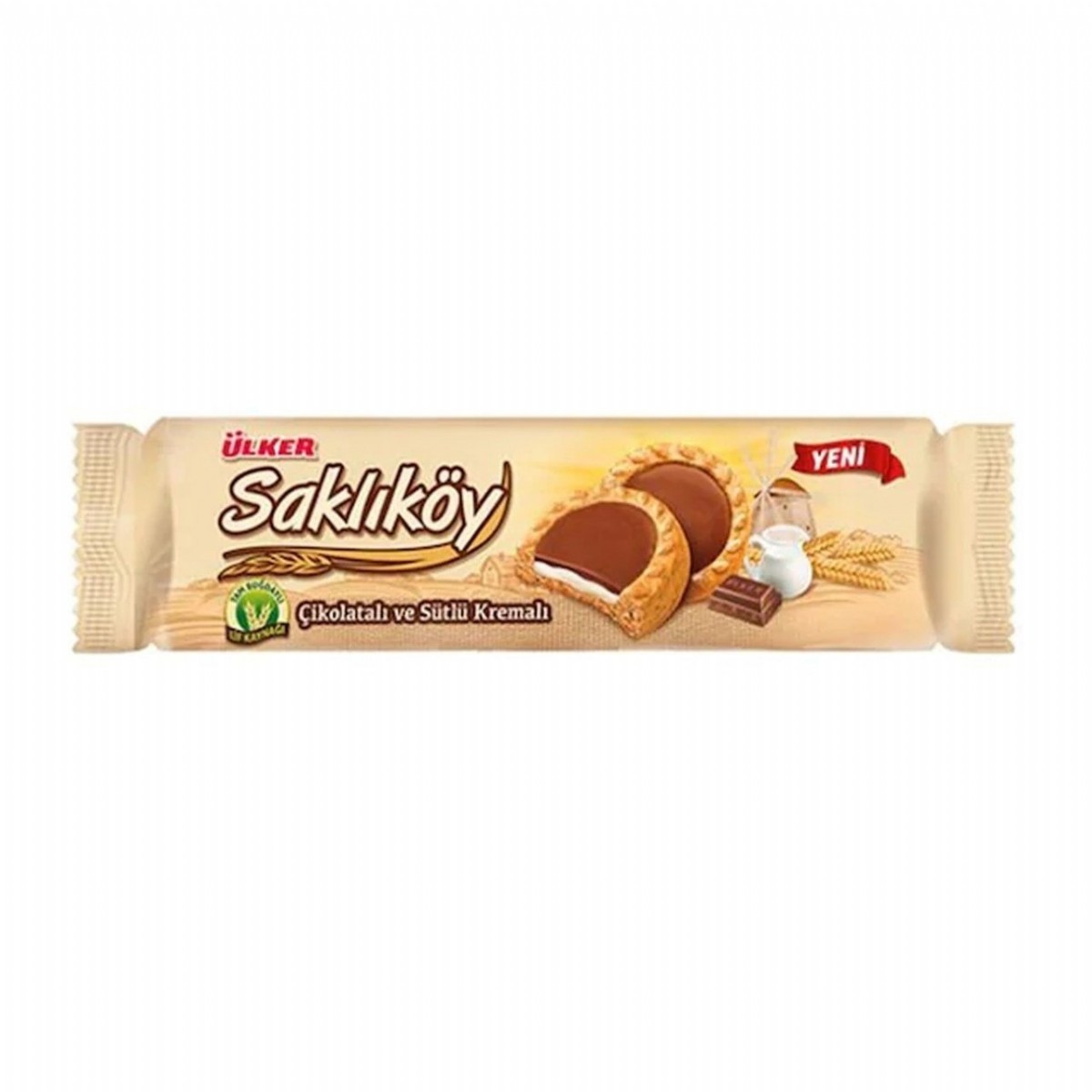 Ülker Saklıköy Çikolatalı ve Sütlü Kremalı 100 Gr