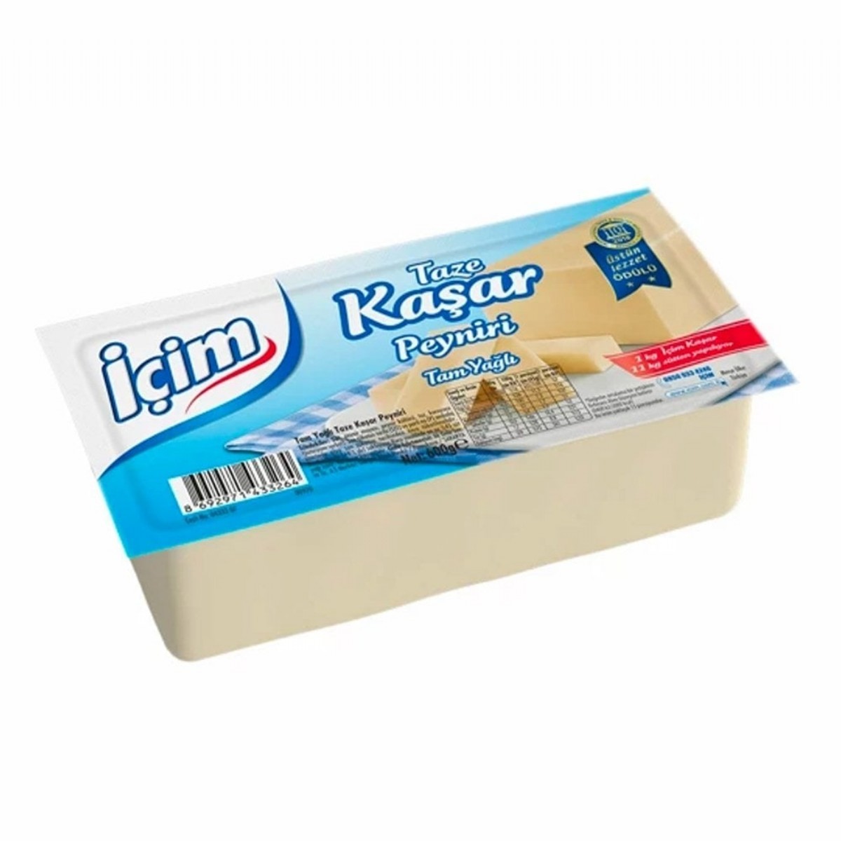 İçim Kaşar 600 Gr