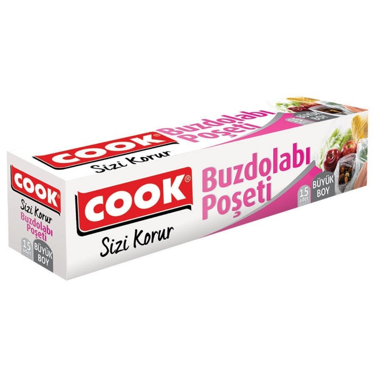 Cook Buzdolabı Poşeti Büyük Boy 30*45 cm