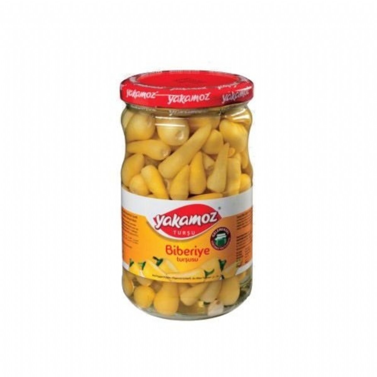 Yakamoz Sarı Biberiye Turşusu Cam 650 Gr