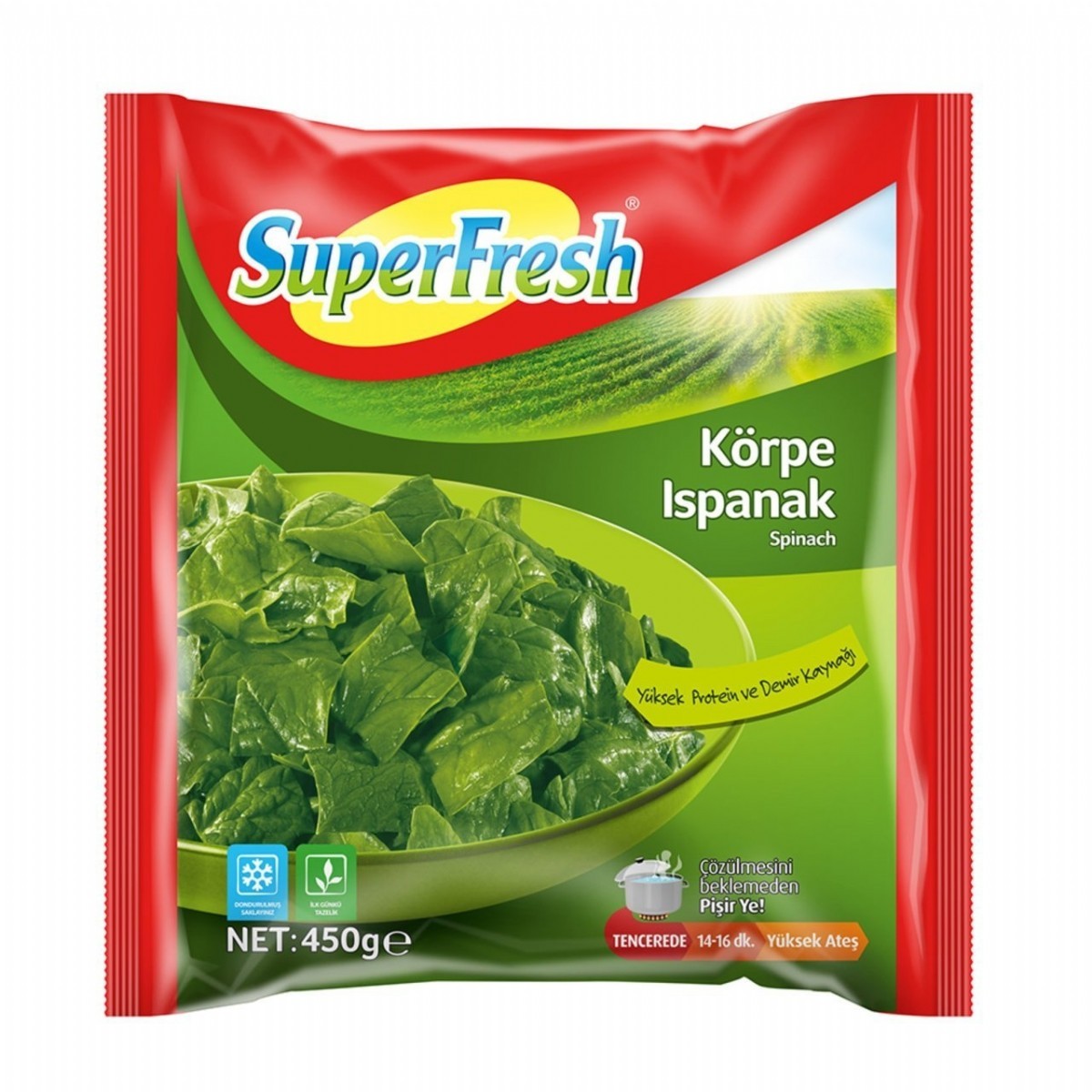 Superfresh Ispanak 450 gr