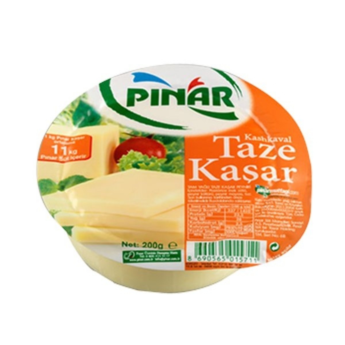 Pınar Taze Kaşar 200 Gr