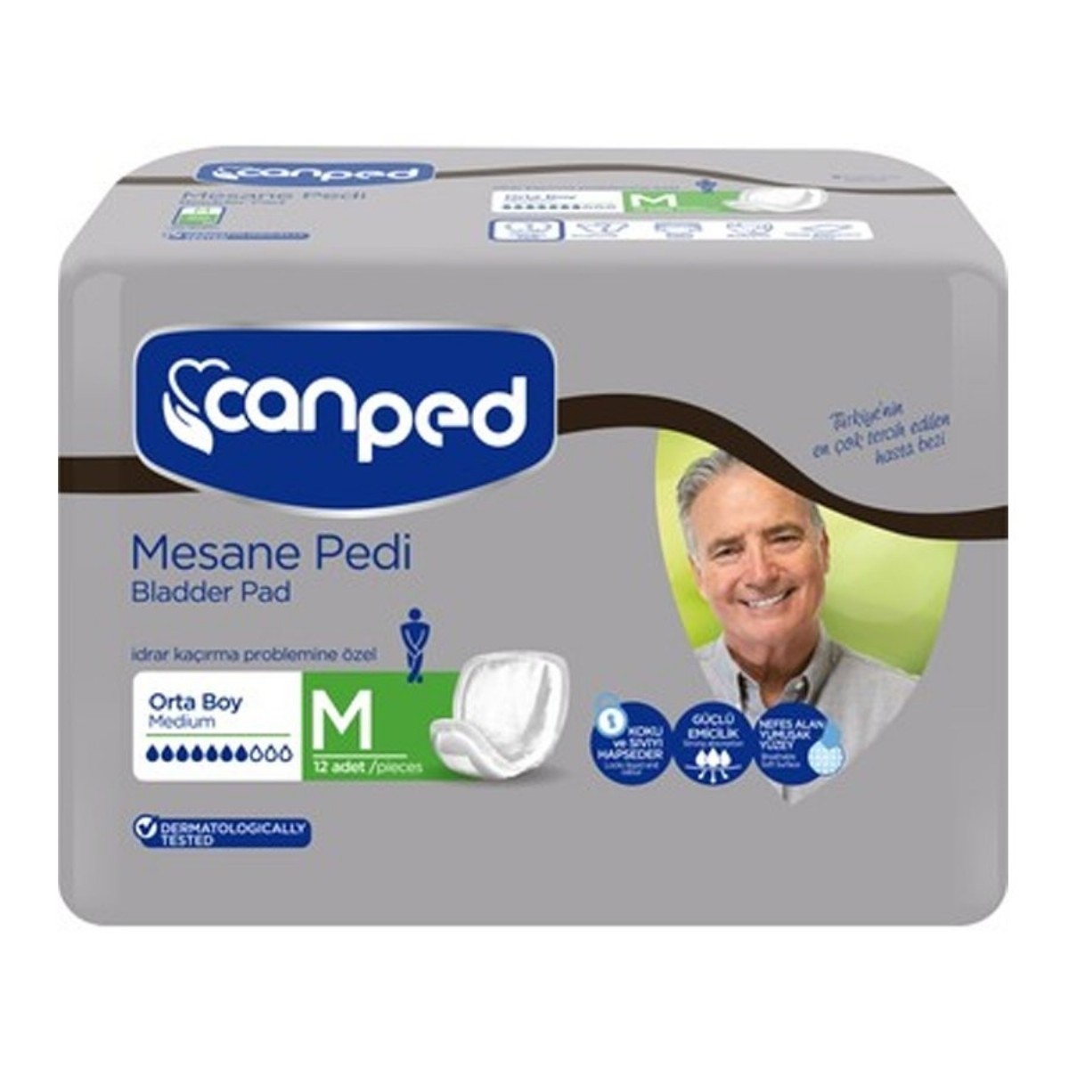 Canped Mesane Pedi 12'li Erkek