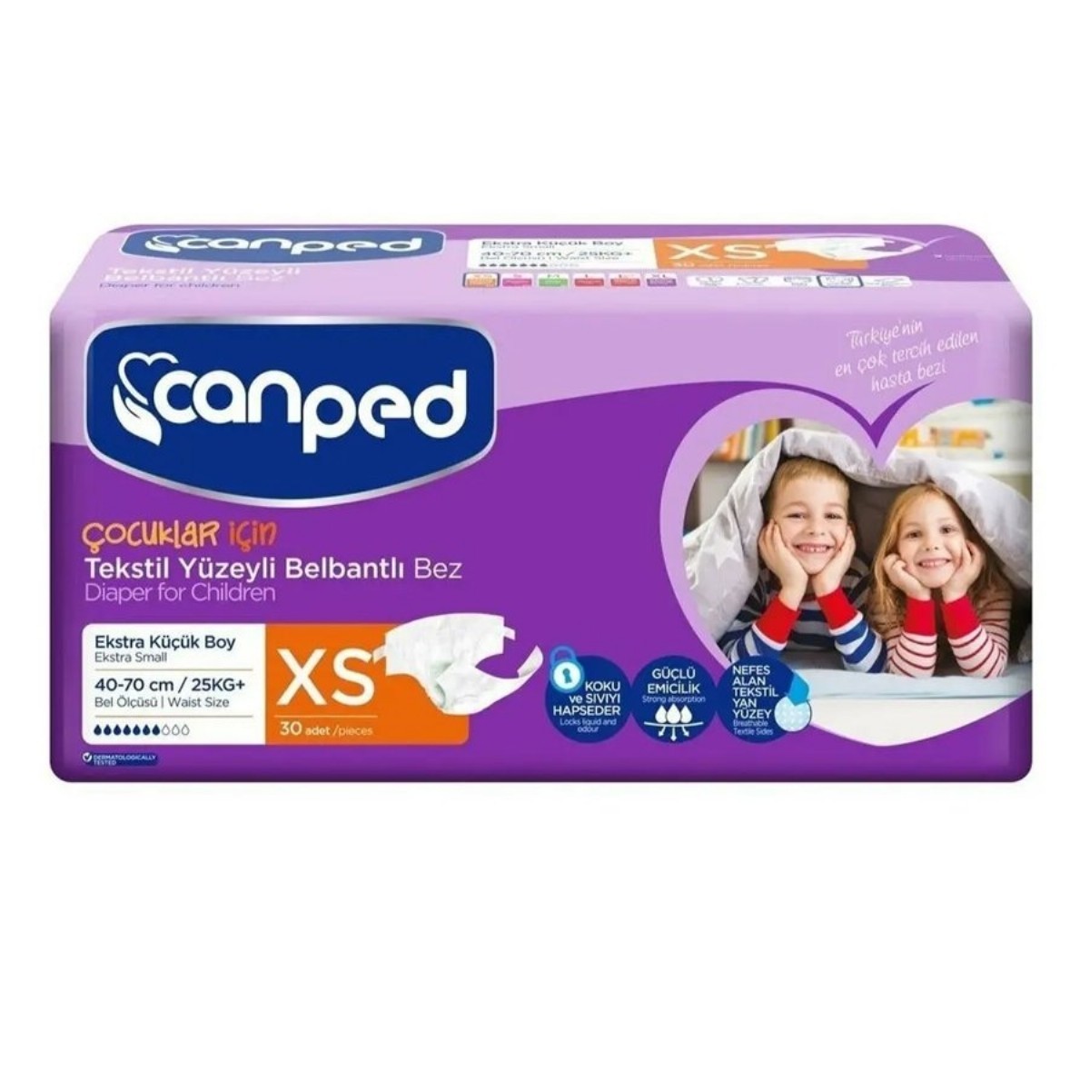Canped Belbantlı Extra Küçük 30'lu
