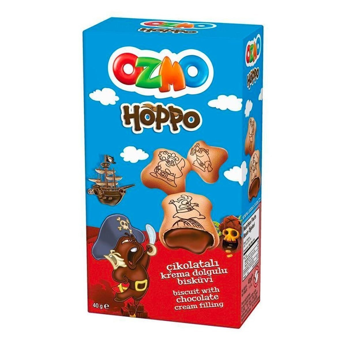 Şölen Ozmo Hoppo Çikolatalı Krema Dolgulu Bisküvi 40 Gr