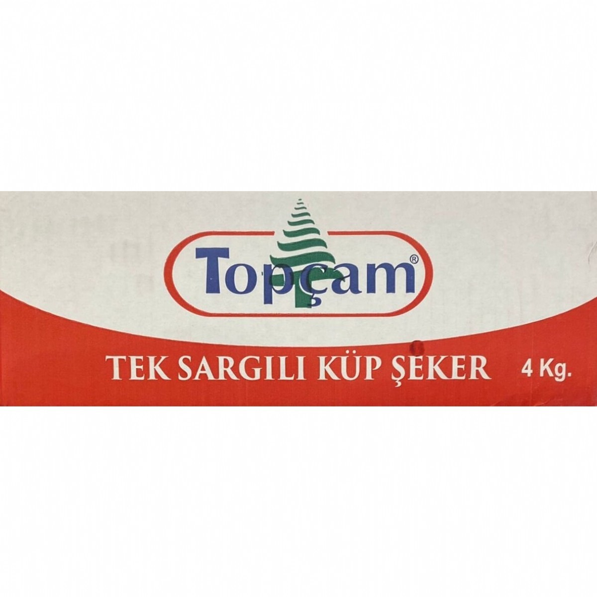 Topçam Küp Şeker Tekli Sargılı 4 Kg